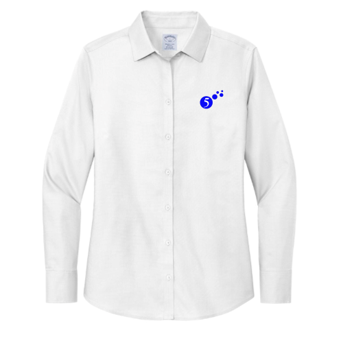 Energyby5 - Brooks Brothers Women's Wrinkle-Free Stretch Nailhead Shirt - White